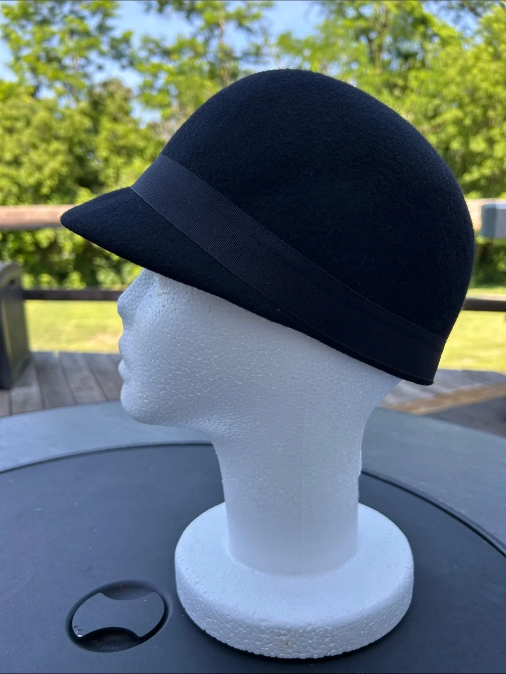 Target Black Wool Bow Cloche Hat
